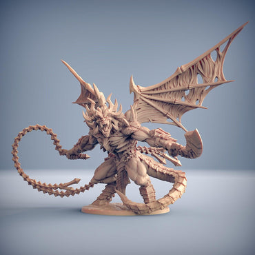 3D Printed Artisan Guild Epic Boss - Baalzrodan the Demon King 28mm 32mm DnD (Online Only)