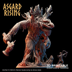 3D Printed Asgard Jontar the Mad 28 32 mm Wargaming DnD (Online Only)