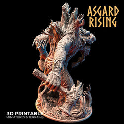 3D Printed Asgard Jontar the Mad 28 32 mm Wargaming DnD (Online Only)
