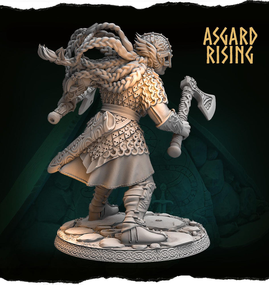 3D Printed Asgard Rising Aidda the Brave Alternative Chieftains 28 32 54 mm (Online Only)