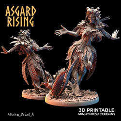 3D Printed Asgard Rising Alluring Dryads 28 32 mm Wargaming DnD (Online Only)