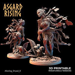 3D Printed Asgard Rising Alluring Dryads 28 32 mm Wargaming DnD (Online Only)