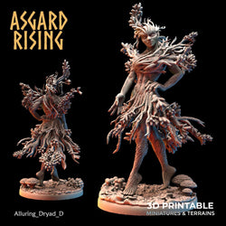 3D Printed Asgard Rising Alluring Dryads 28 32 mm Wargaming DnD (Online Only)