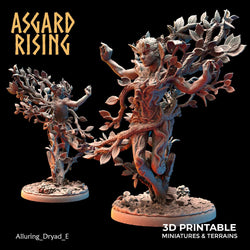 3D Printed Asgard Rising Alluring Dryads 28 32 mm Wargaming DnD (Online Only)