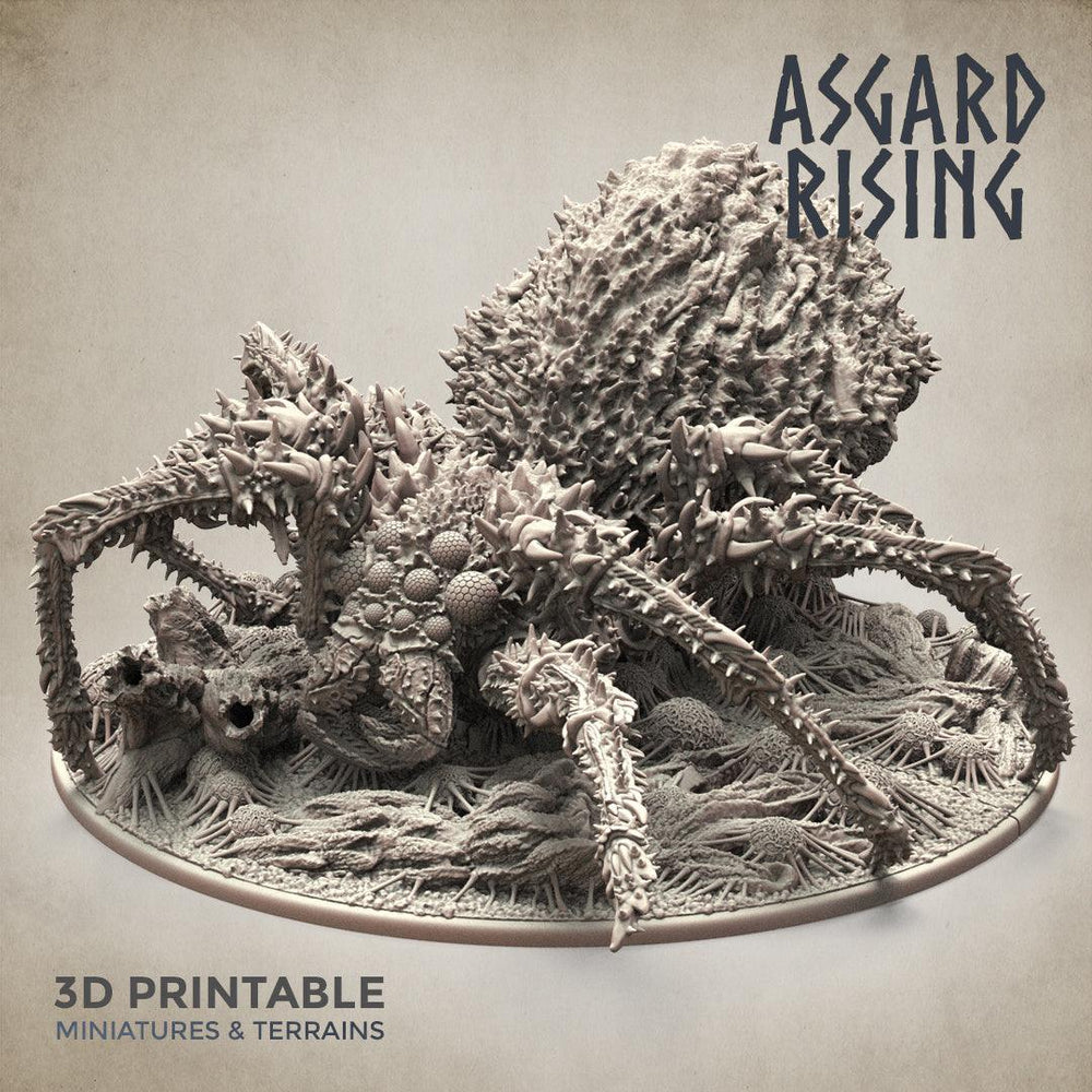 3D Printed Asgard Rising Ancient Spider Queen Gargantuan Model 32mm D&D (Online Only)