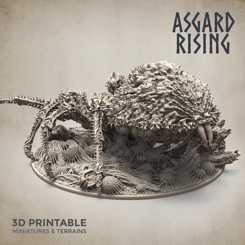 3D Printed Asgard Rising Ancient Spider Queen Gargantuan Model 32mm D&D (Online Only)