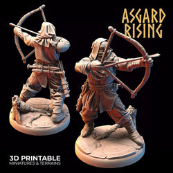 3D Printed Asgard Rising Bandit Deserters Bow Modular Warband 28mm - 32mm (Online Only)