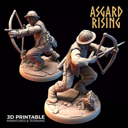 3D Printed Asgard Rising Bandit Deserters Bow Modular Warband 28mm - 32mm (Online Only)