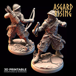 3D Printed Asgard Rising Bandit Deserters Bow Modular Warband 28mm - 32mm (Online Only)