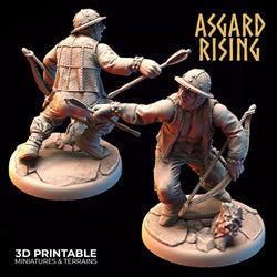 3D Printed Asgard Rising Bandit Deserters Bow Modular Warband 28mm - 32mm (Online Only)