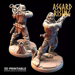 3D Printed Asgard Rising Bandit Deserters Crossbow Modular Warband 28mm - 32mm (Online Only)