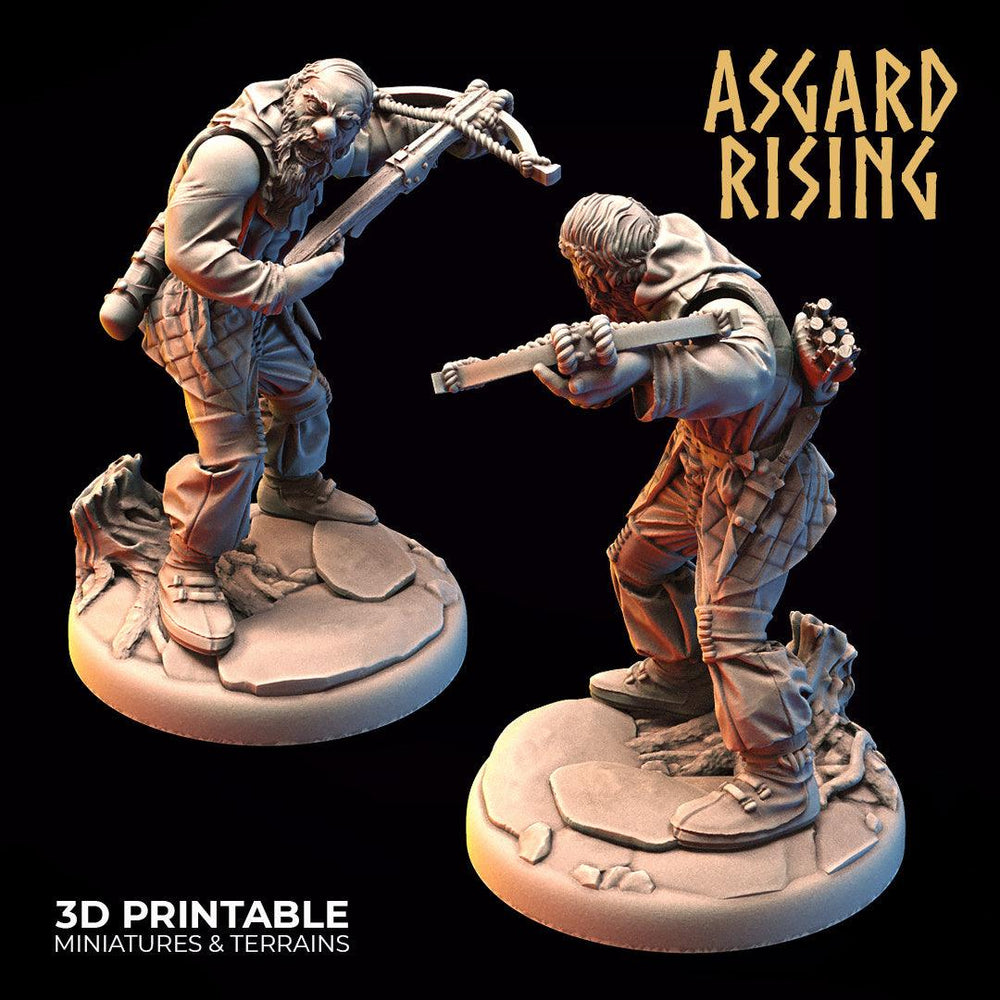 3D Printed Asgard Rising Bandit Deserters Crossbow Modular Warband 28mm - 32mm (Online Only)
