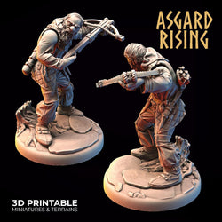 3D Printed Asgard Rising Bandit Deserters Crossbow Modular Warband 28mm - 32mm (Online Only)
