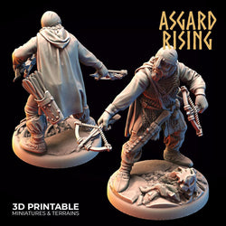 3D Printed Asgard Rising Bandit Deserters Slingers Modular Warband 28mm - 32mm (Online Only)
