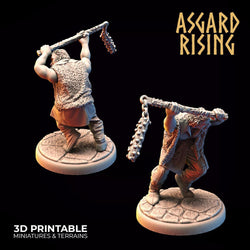 3D Printed Asgard Rising Bandit Outcast Modular Warband 28mm - 32mm Ragnarok D&D (Online Only)