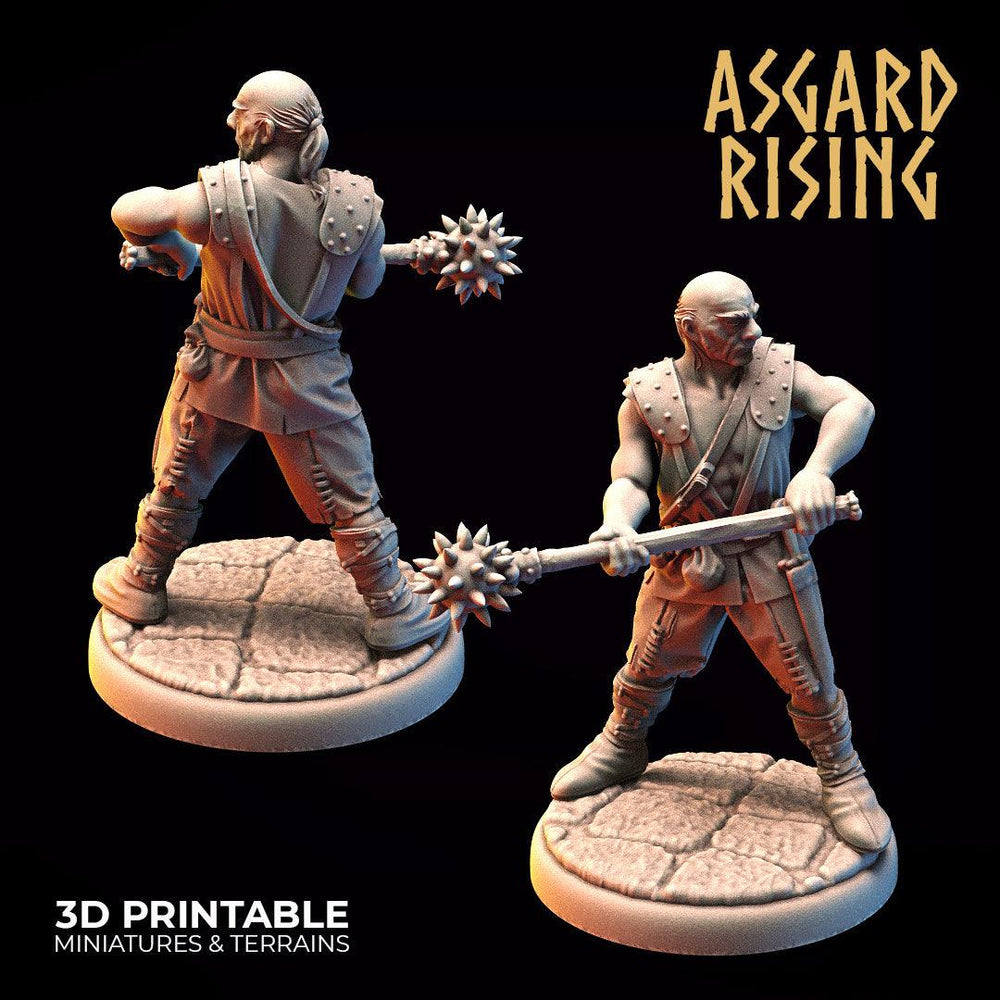 3D Printed Asgard Rising Bandit Outcast Modular Warband 28mm - 32mm Ragnarok D&D (Online Only)