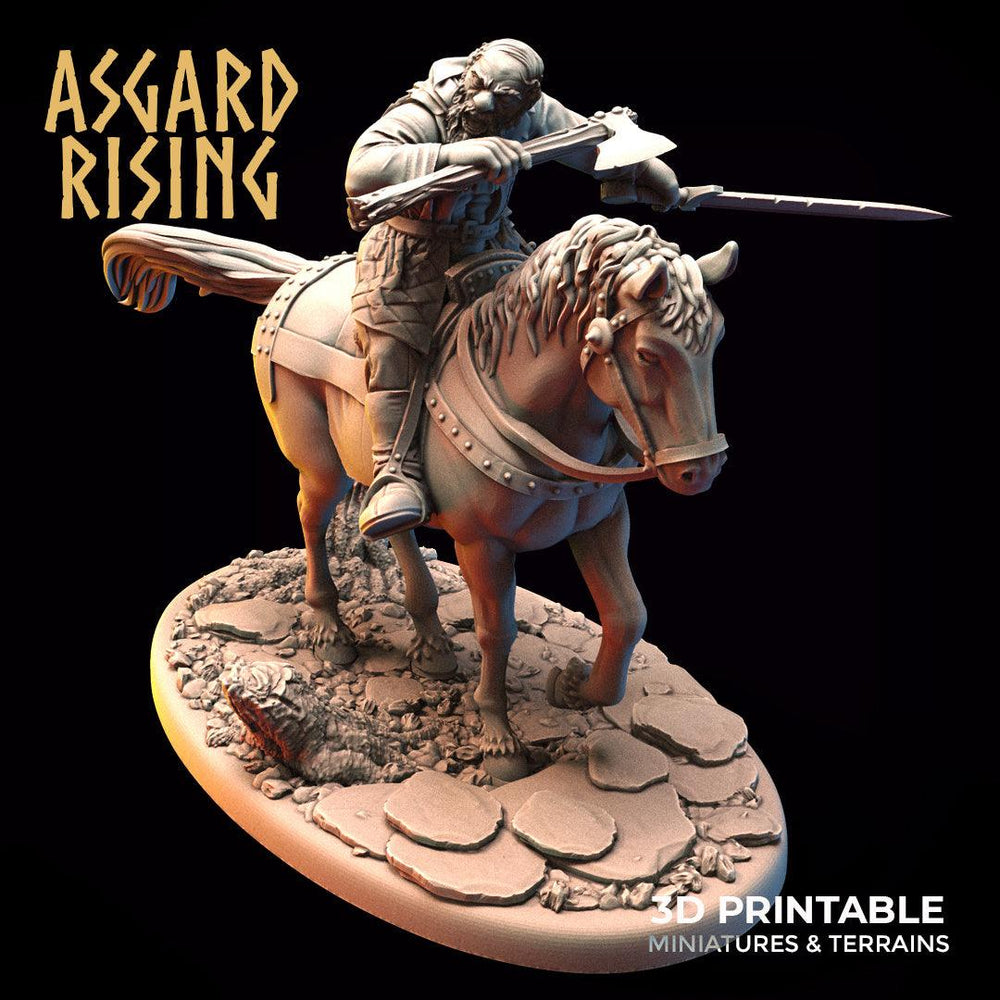 3D Printed Asgard Rising Bandit Riders Outcasts Modular Warband 28mm - 32mm (Online Only)