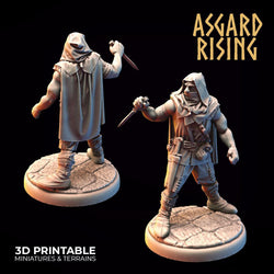 3D Printed Asgard Rising Bandit Rogues Modular Warband 28mm - 32mm Ragnarok D&D (Online Only)