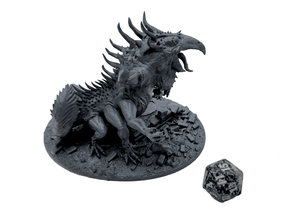 3D Printed Asgard Rising Basilisk #2 King of Serpents - 32mm D&D (Online Only)