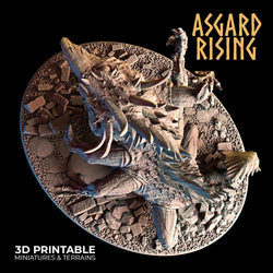 3D Printed Asgard Rising Basilisk #2 King of Serpents - 32mm D&D (Online Only)