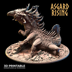3D Printed Asgard Rising Basilisk #2 King of Serpents - 32mm D&D (Online Only)