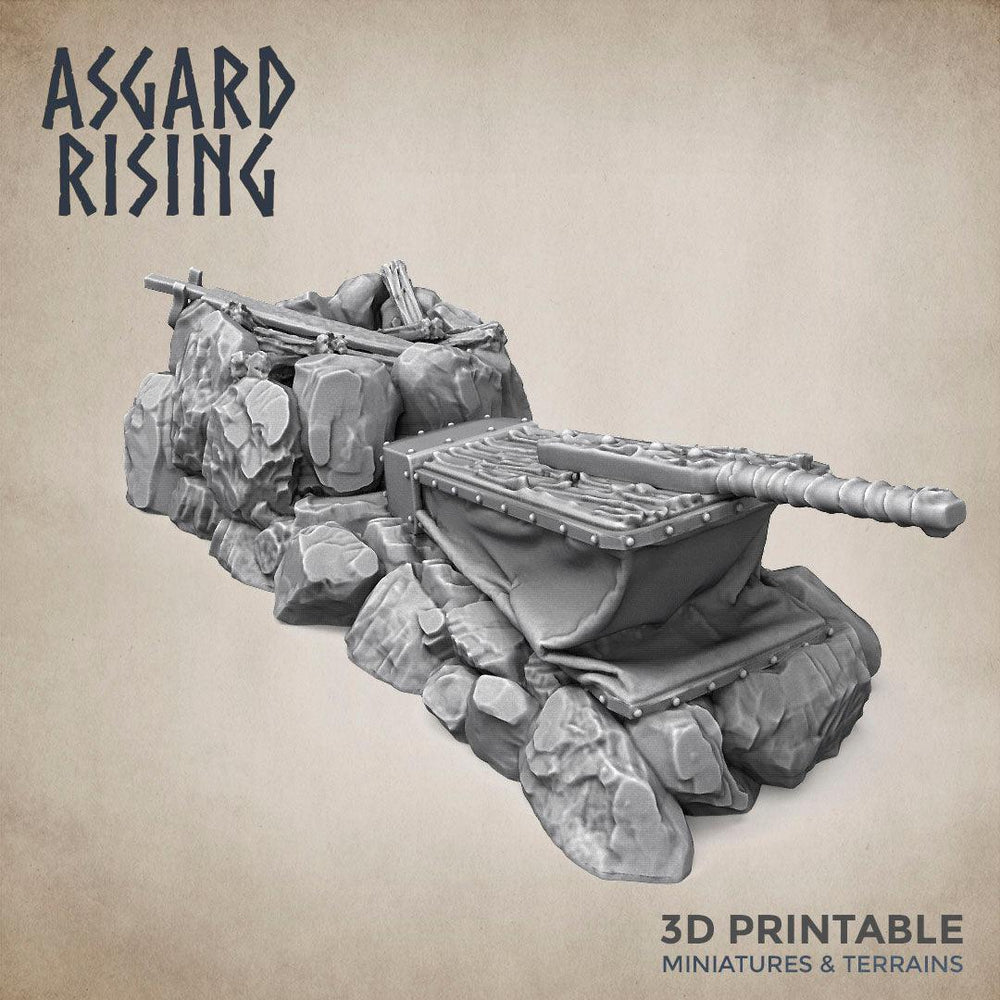 3D Printed Asgard Rising Blacksmith Forge Anvil Props Set 28 32 mm Wargaming DnD (Online Only)