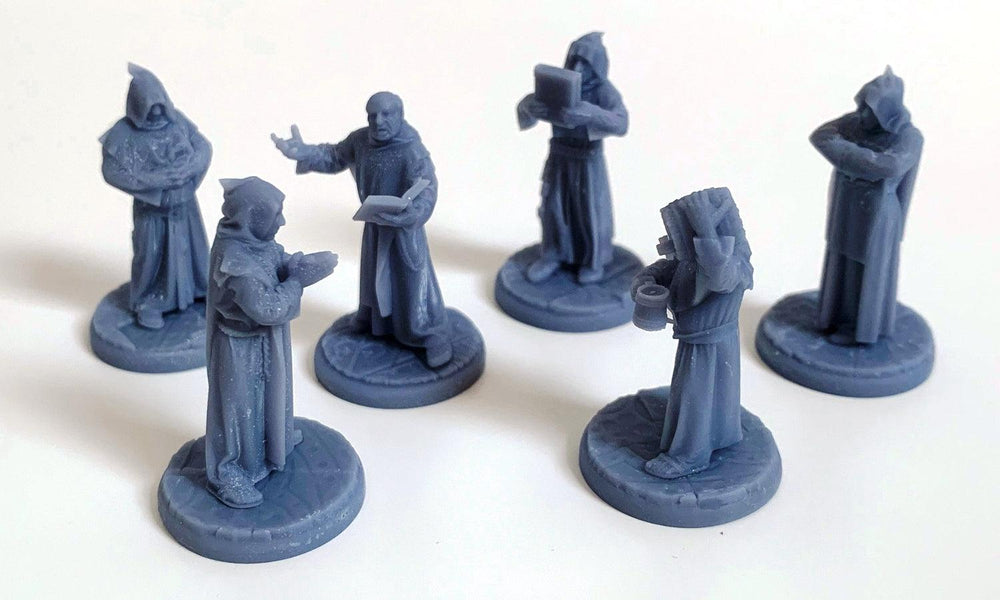 3D Printed Asgard Rising Brother Monks Set 28mm - 32mm Ragnarok D&D (Online Only)
