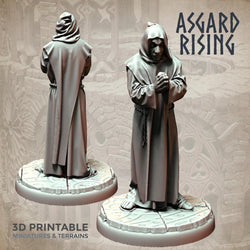 3D Printed Asgard Rising Brother Monks Set 28mm - 32mm Ragnarok D&D (Online Only)