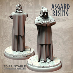 3D Printed Asgard Rising Brother Monks Set 28mm - 32mm Ragnarok D&D (Online Only)