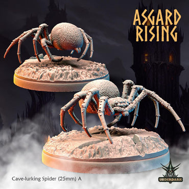 3D Printed Asgard Rising Cave-Lurking Spiders Set 1 28 32 mm Wargaming DnD (Online Only)