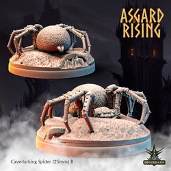 3D Printed Asgard Rising Cave-Lurking Spiders Set 1 28 32 mm Wargaming DnD (Online Only)