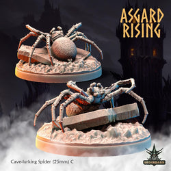 3D Printed Asgard Rising Cave-Lurking Spiders Set 1 28 32 mm Wargaming DnD (Online Only)