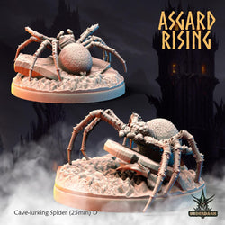 3D Printed Asgard Rising Cave-Lurking Spiders Set 1 28 32 mm Wargaming DnD (Online Only)