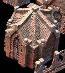 3D Printed Asgard Rising Cemetery Mausoleum Set 28mm-32mm Ragnarok D&D (Online Only)