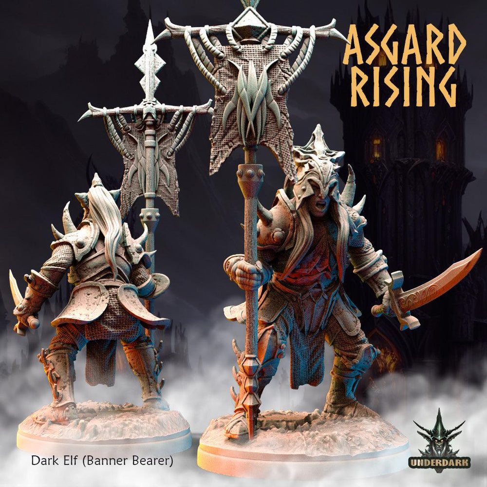3D Printed Asgard Rising Dark Elves 28 32 mm Wargaming DnD (Online Only)