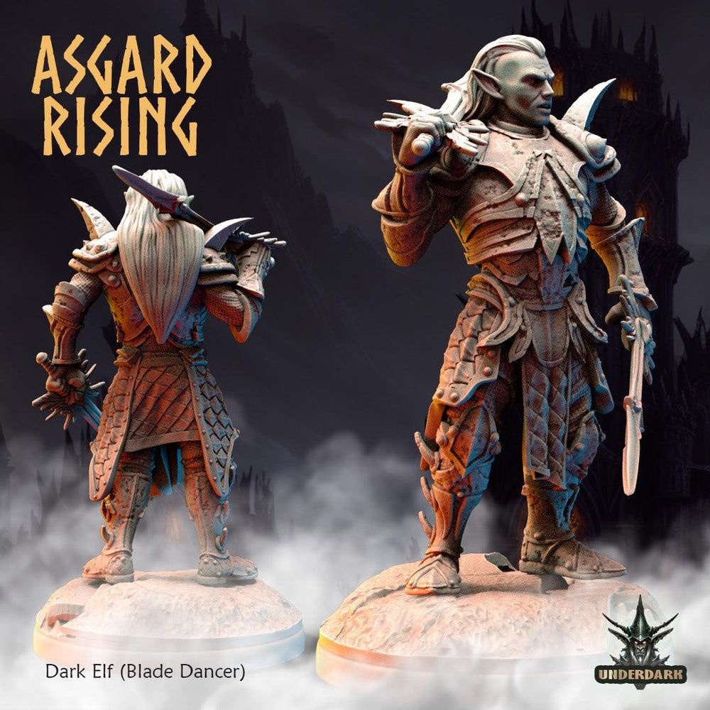 3D Printed Asgard Rising Dark Elves 28 32 mm Wargaming DnD (Online Only)