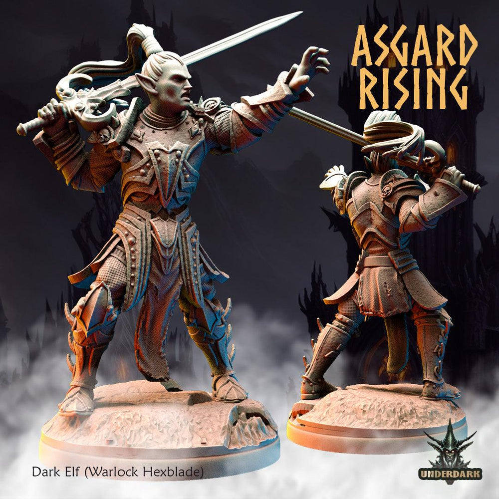 3D Printed Asgard Rising Dark Elves 28 32 mm Wargaming DnD (Online Only)