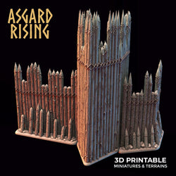 3D Printed Asgard Rising Defense Tower 28mm - 32mm Ragnarok D&D (Online Only)