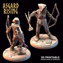 3D Printed Asgard Rising Draugr - Undead Skeleton Archers Set 28mm - 32mm (Online Only)
