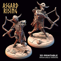 3D Printed Asgard Rising Draugr - Undead Skeleton Archers Set 28mm - 32mm (Online Only)