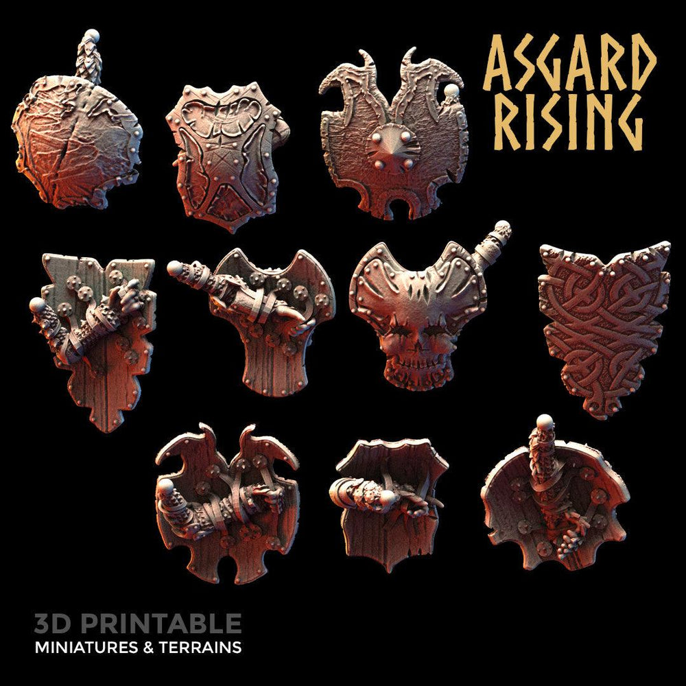 3D Printed Asgard Rising Draugr - Undead Skeleton Barrow Guards Set 28mm - 32mm (Online Only)