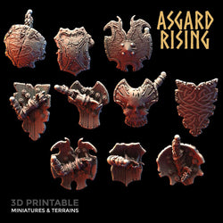 3D Printed Asgard Rising Draugr - Undead Skeleton Barrow Guards Set 28mm - 32mm (Online Only)