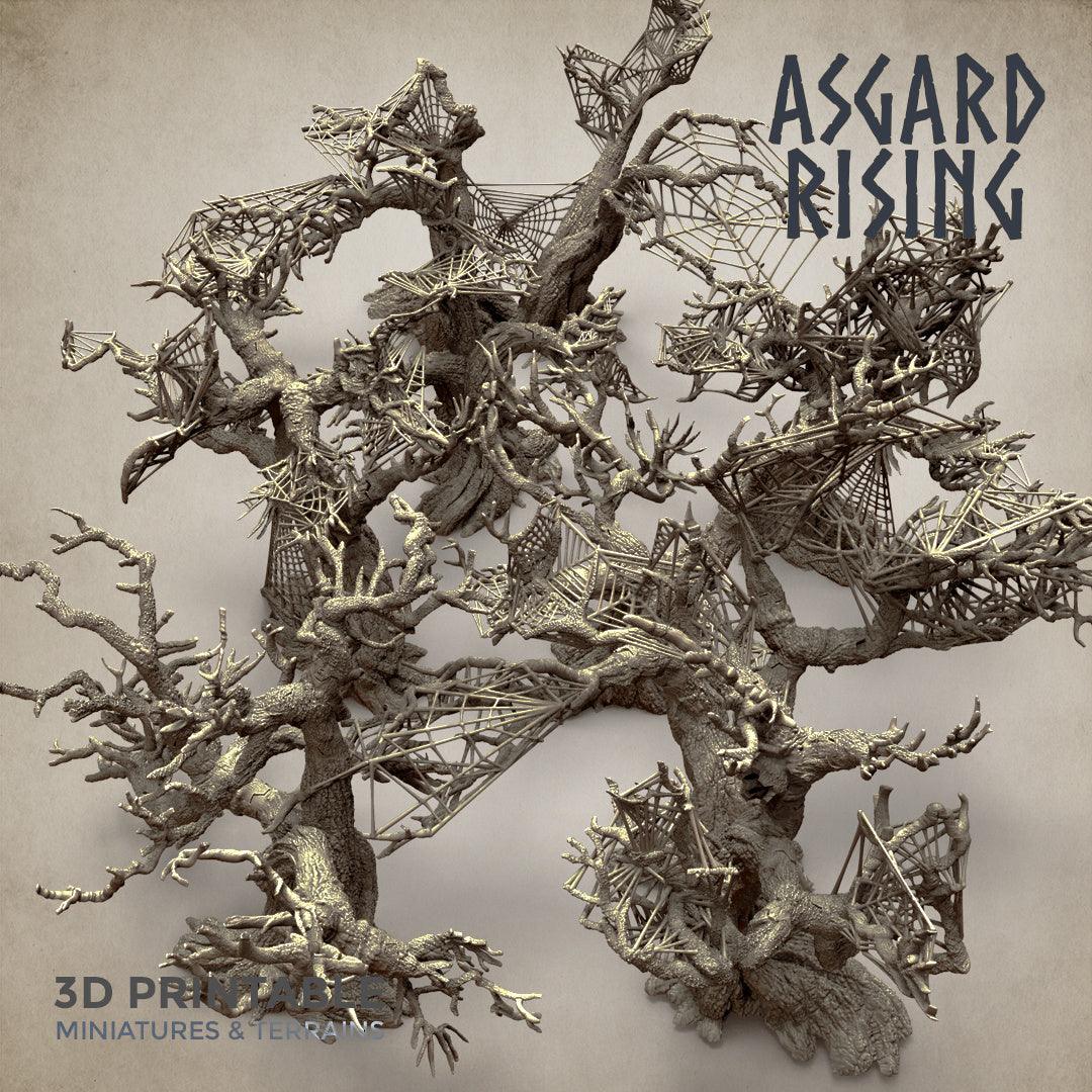 3D Printed Asgard Rising Dry Spider Forest Modular Set 32mm Ragnarok D&D (Online Only)