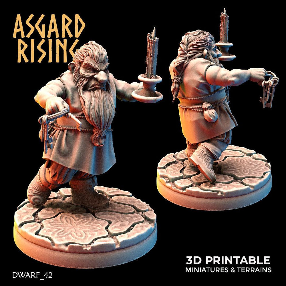3D Printed Asgard Rising Dwarf Artisan Worker Set 28mm - 32mm (Online Only)