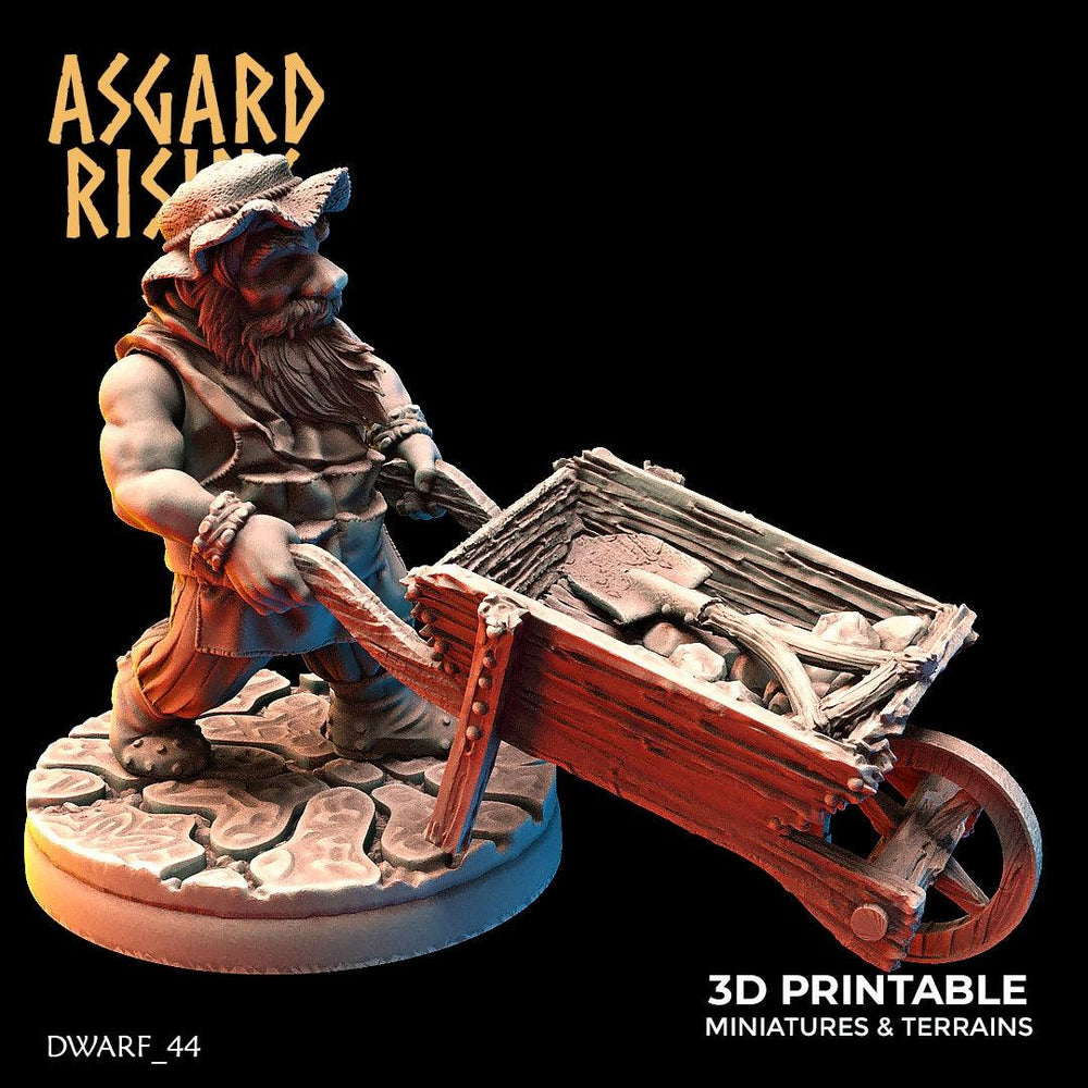 3D Printed Asgard Rising Dwarf Artisan Worker Set 28mm - 32mm (Online Only)