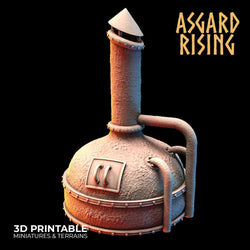3D Printed Asgard Rising Dwarf Distillery and Brewery Set 28mm - 32mm (Online Only)