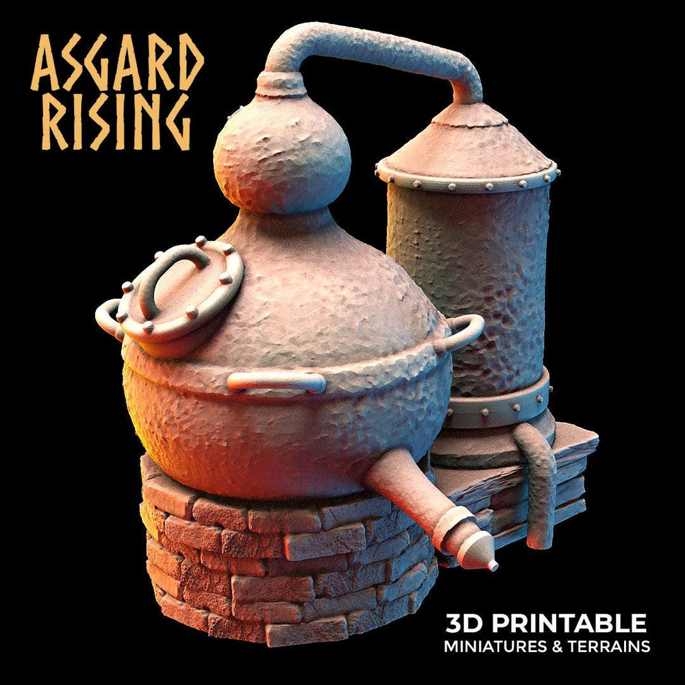 3D Printed Asgard Rising Dwarf Distillery and Brewery Set 28mm - 32mm (Online Only)