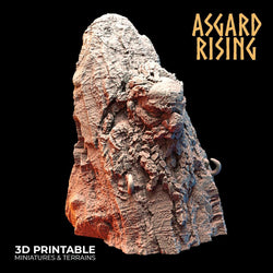 3D Printed Asgard Rising Dwarf Mountain Pass Fortress Entrance 28mm - 32mm (Online Only)