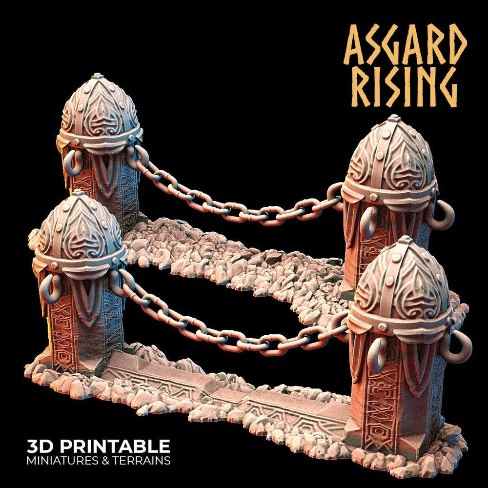 3D Printed Asgard Rising Dwarf Mountain Pass Fortress Entrance 28mm - 32mm (Online Only)