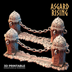 3D Printed Asgard Rising Dwarf Mountain Pass Fortress Entrance 28mm - 32mm (Online Only)
